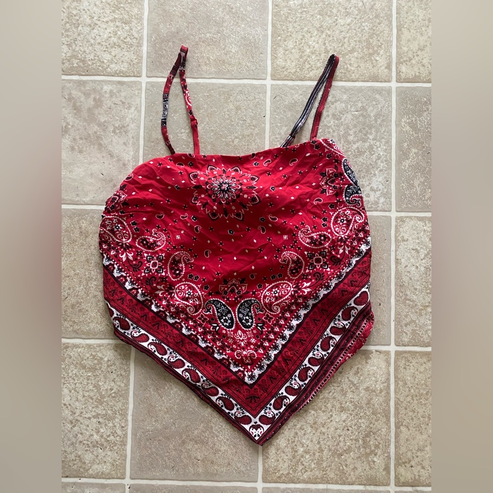 Tie Bandana Tank Top